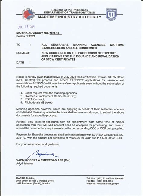 Seafarer Job Application .